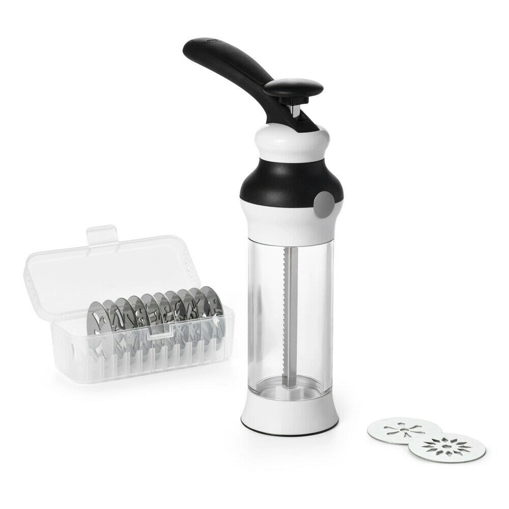 New OXO Good 14 Piece Grips Cookie Press Set 14pc