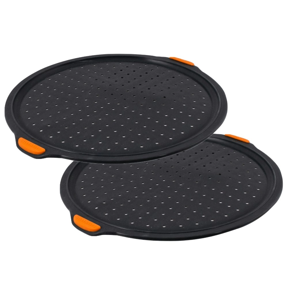 Bakemaster Silicone Pizza Tray 32cm | 2pc