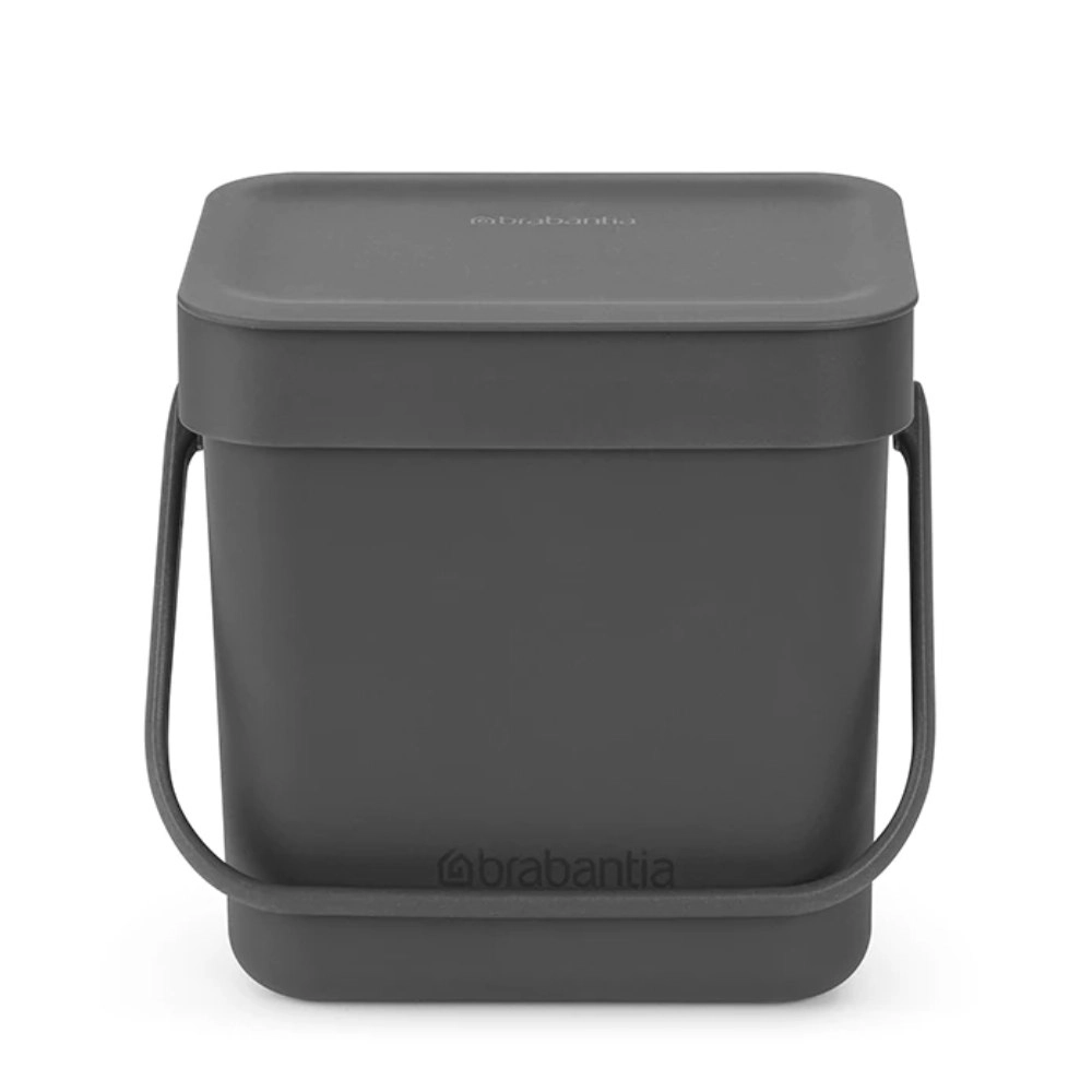 Brabantia Waste Bin Sort & Go 3 Litre | Grey