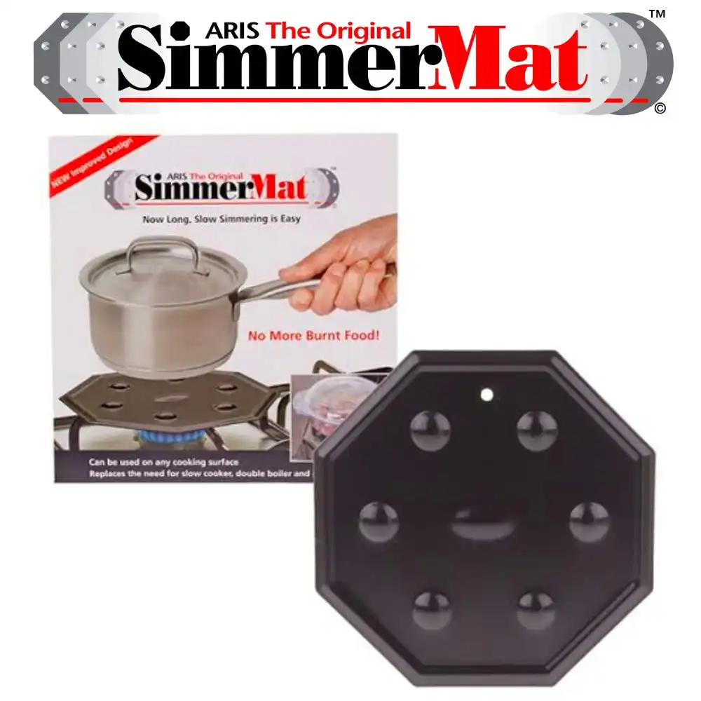 Aris Genuine Simmer Mat Simmermat Slow Cooker Heat Diffuser Gas + Electric