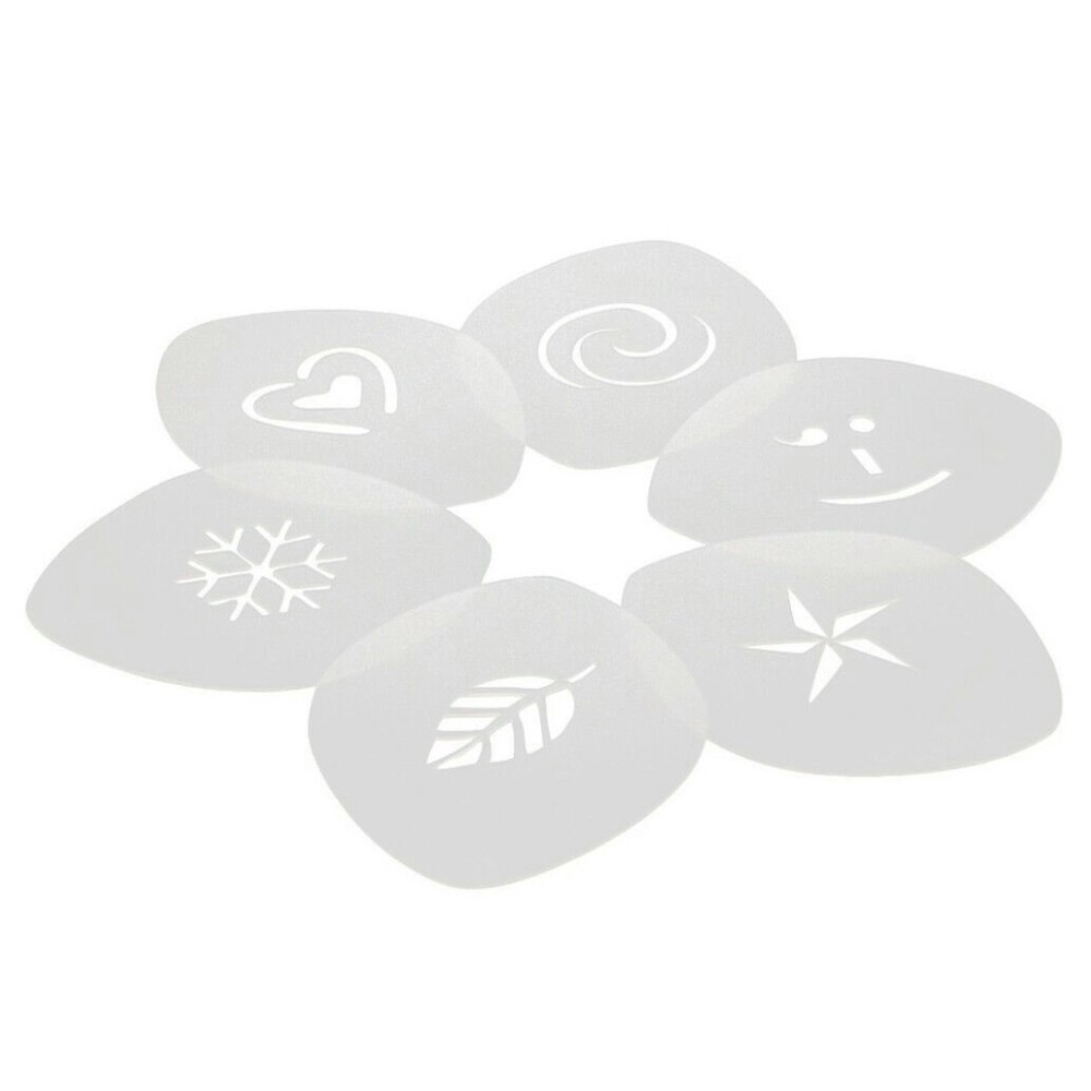 Aerolatte Cappuccino Art Coffee Stencils 6pc Set