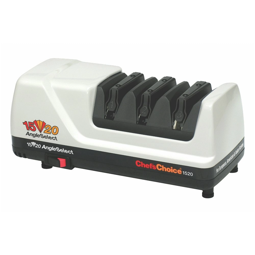 Chef’s Choice 1520 AngleSelect Diamond Hone Electric Knife Sharpener | White