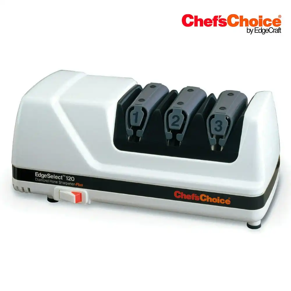 Chef’s Choice Pro 120 Edge Select Diamond Hone Electric Knife Sharpener White