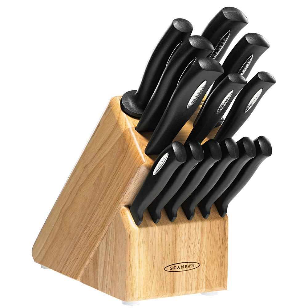 Scanpan Microsharp 14pc Kitchen Knife Block Set | 14 Piece