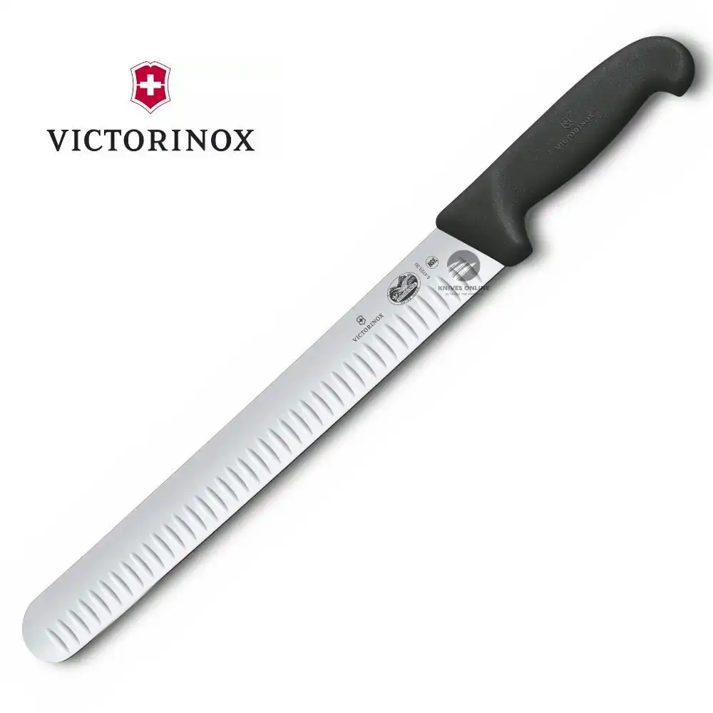 Victorinox Salmon Slicing Knife with Fluted Edge 36cm Fibrox Handle 5.4723.36