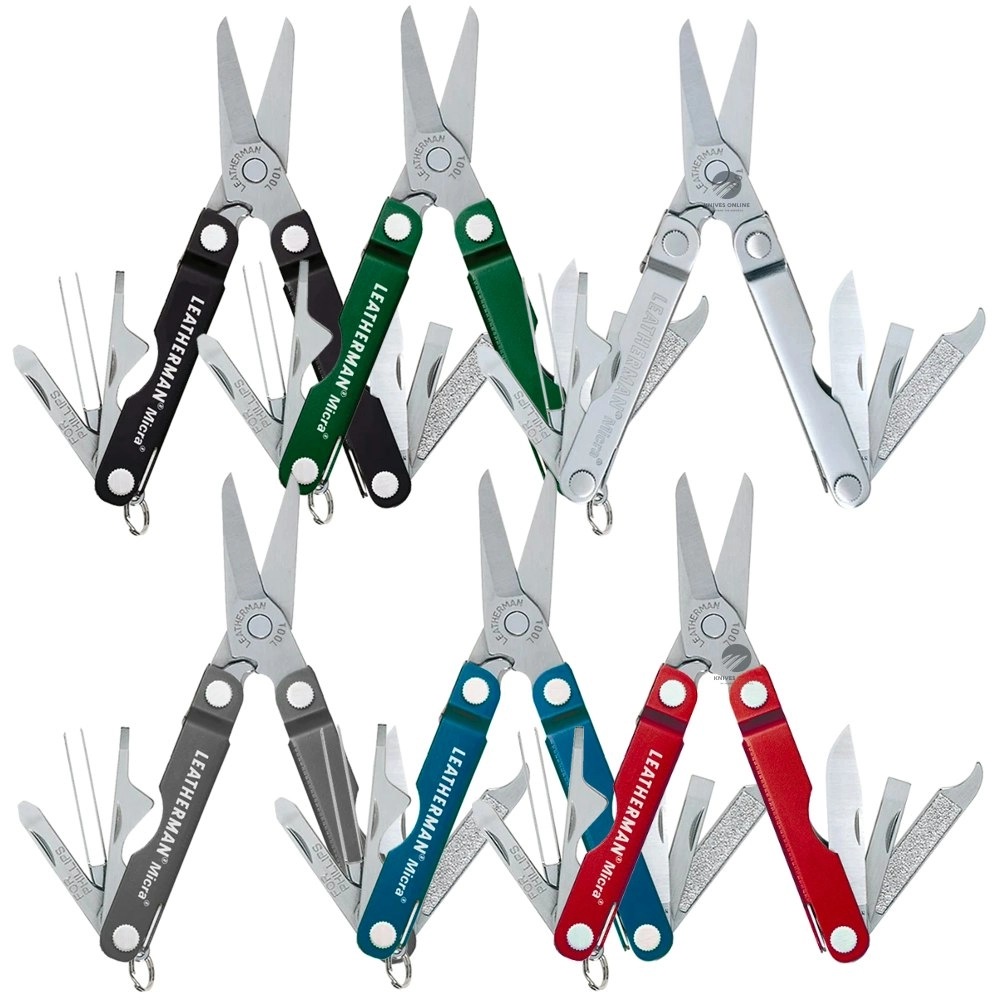 Leatherman Micra Multi Tool W/ Plier Pocket Knife | Select Ass Colours