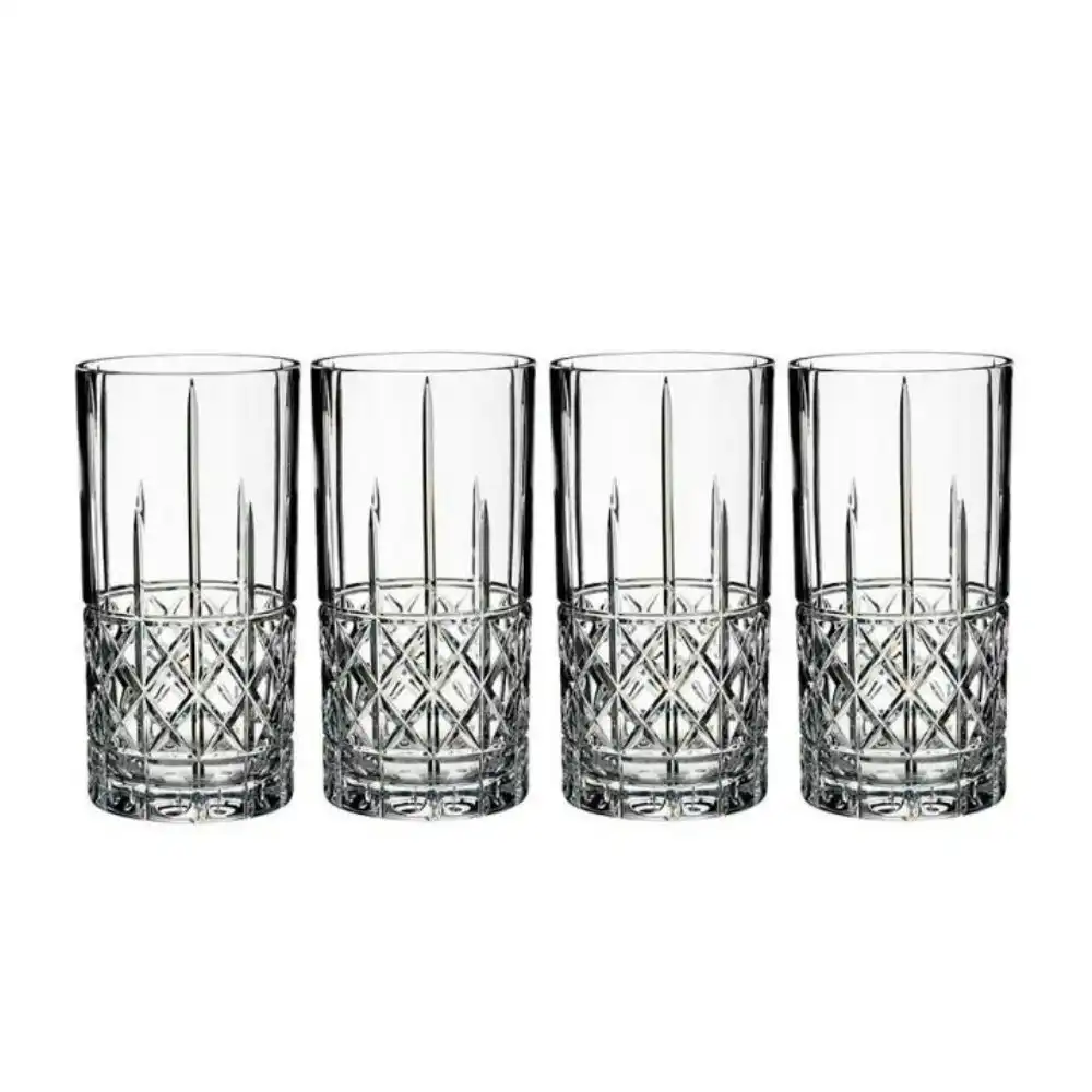 Marquis By Waterford Brady Crystalline Hi Ball Glasses 443ml | Set Of 4