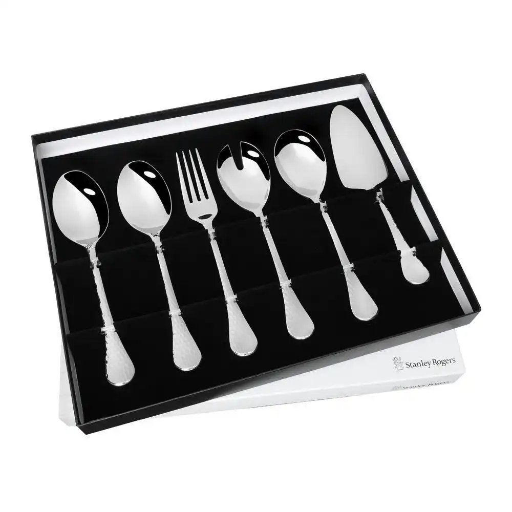 Stanley Rogers 6 Piece Stainless Steel Bolero Hostess Serving Set 6pc