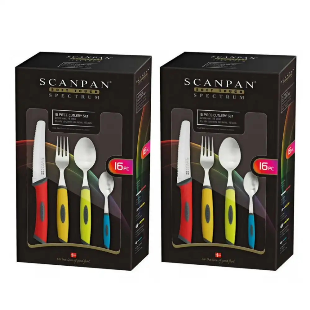 Scanpan Spectrum 32pc Kitchen Cutlery Set 32 Piece | Colour