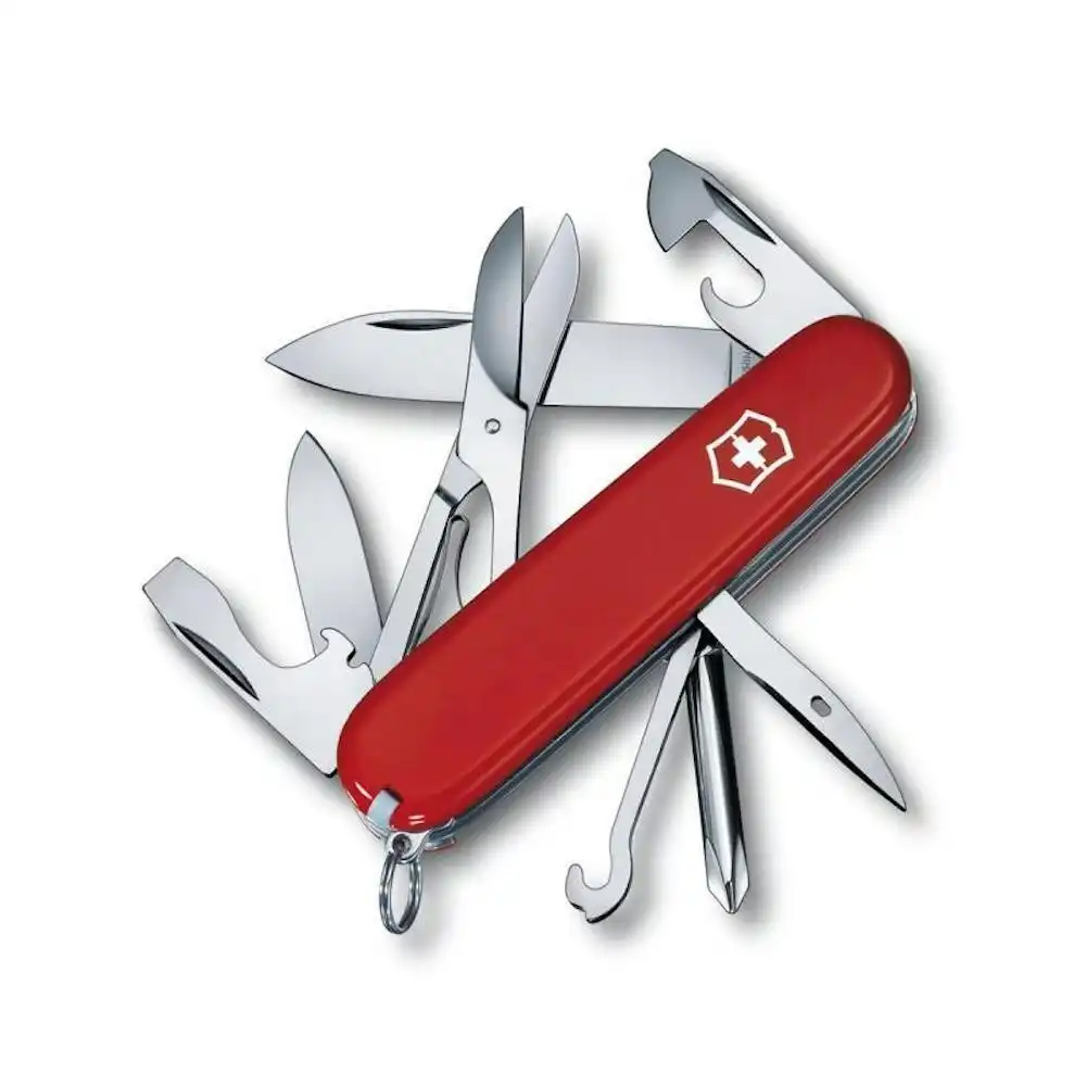 New Victorinox Super Tinker Swiss Army Pocket Knife   14 Functions