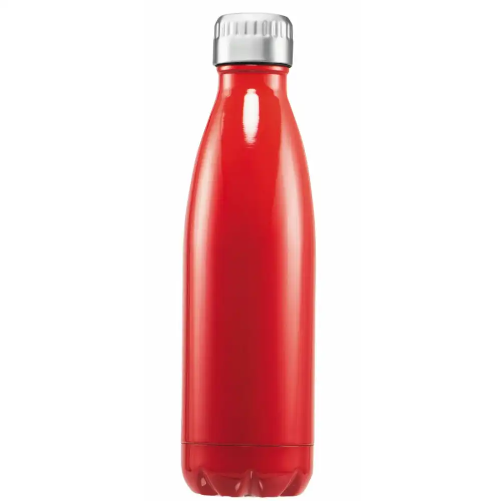 New Avanti Fluid Twin Wall Stainless Vacuum Drink Bottle 750ml   Red