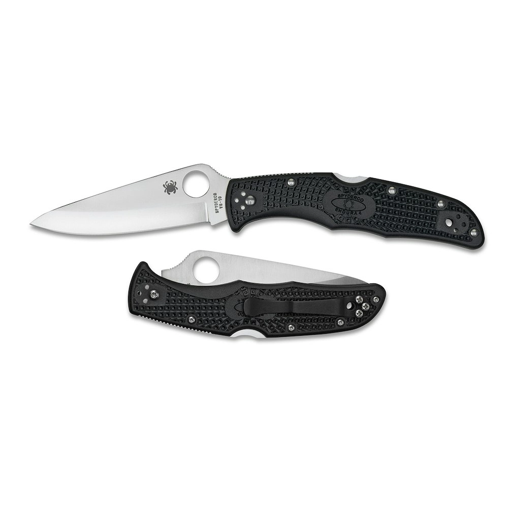 Spyderco Endura 4 Lightweight Black - Plain Blade YSC10PBK