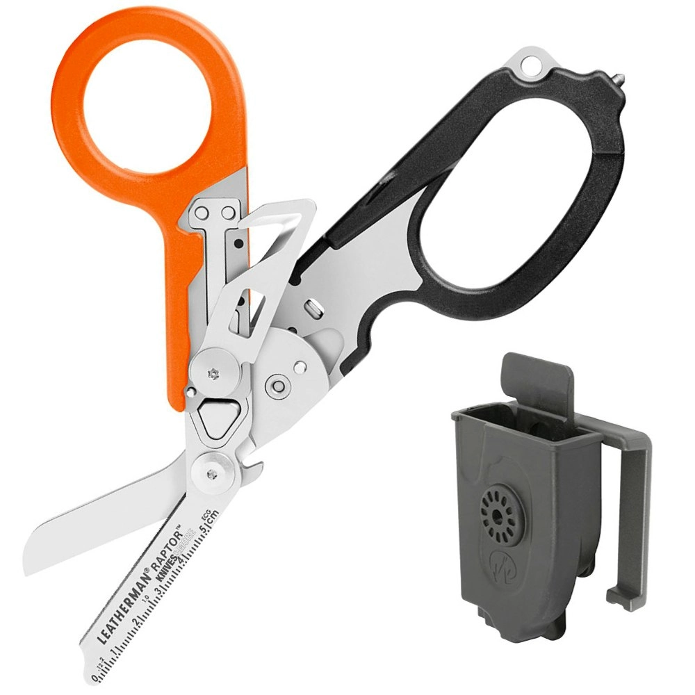 Leatherman Raptor Multi Tool Folding Shears & Holster Medical Emergency | Orange