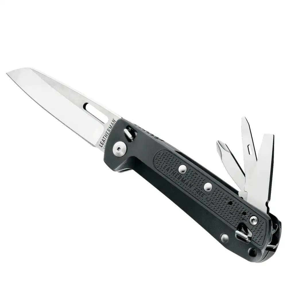 Leatherman Free K2 Multi Tool & Pocket Knife | 8 Tools Grey