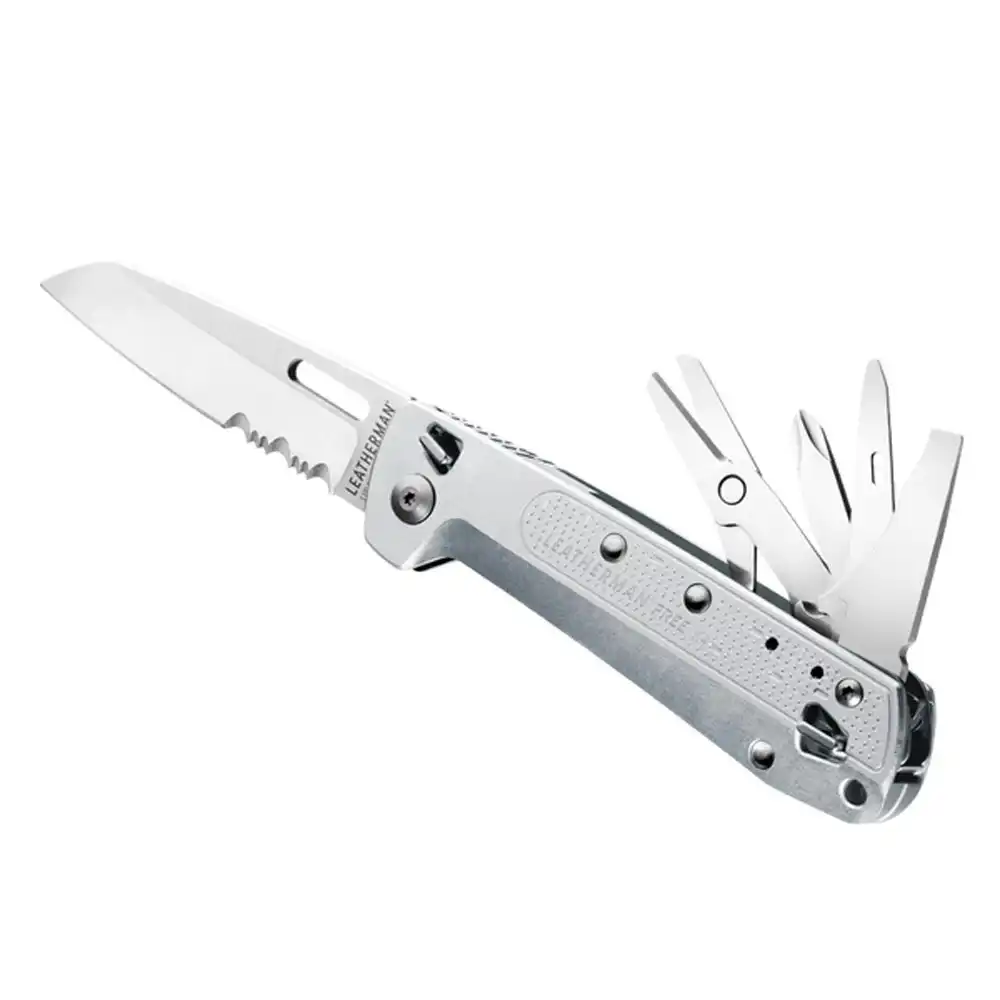 Leatherman Free K4x Multi Tool & Pocket Knife | 9 Tools Silver