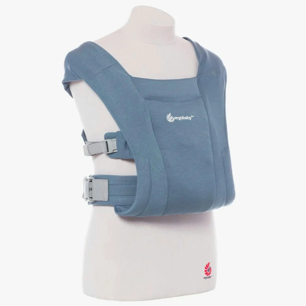 Ergobaby Embrace Cozy Newborn Baby Carrier | Oxford Blue