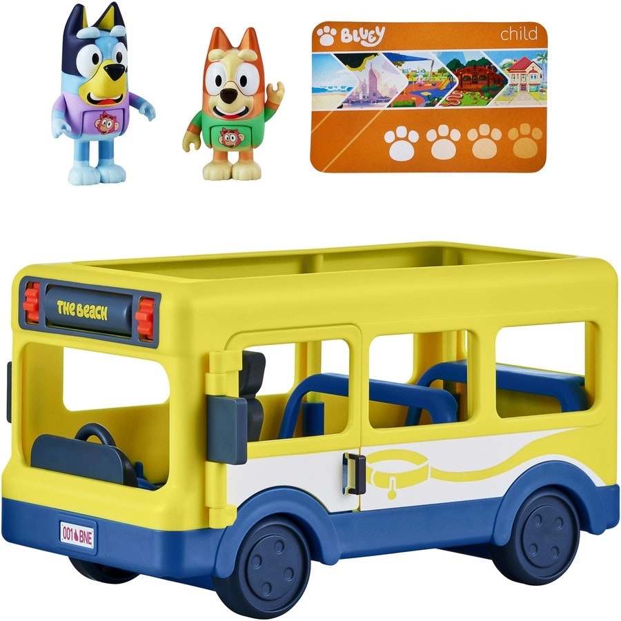 Bluey's Brisbane Bus Adventure Playset