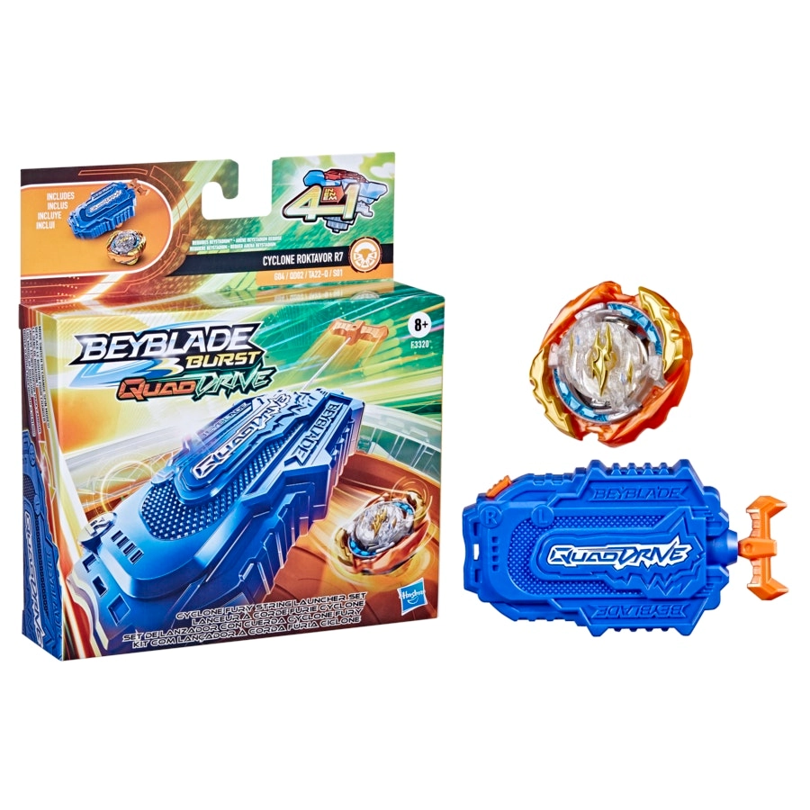 Beyblade Burst QuadDrive Cyclone Fury String Launcher Set