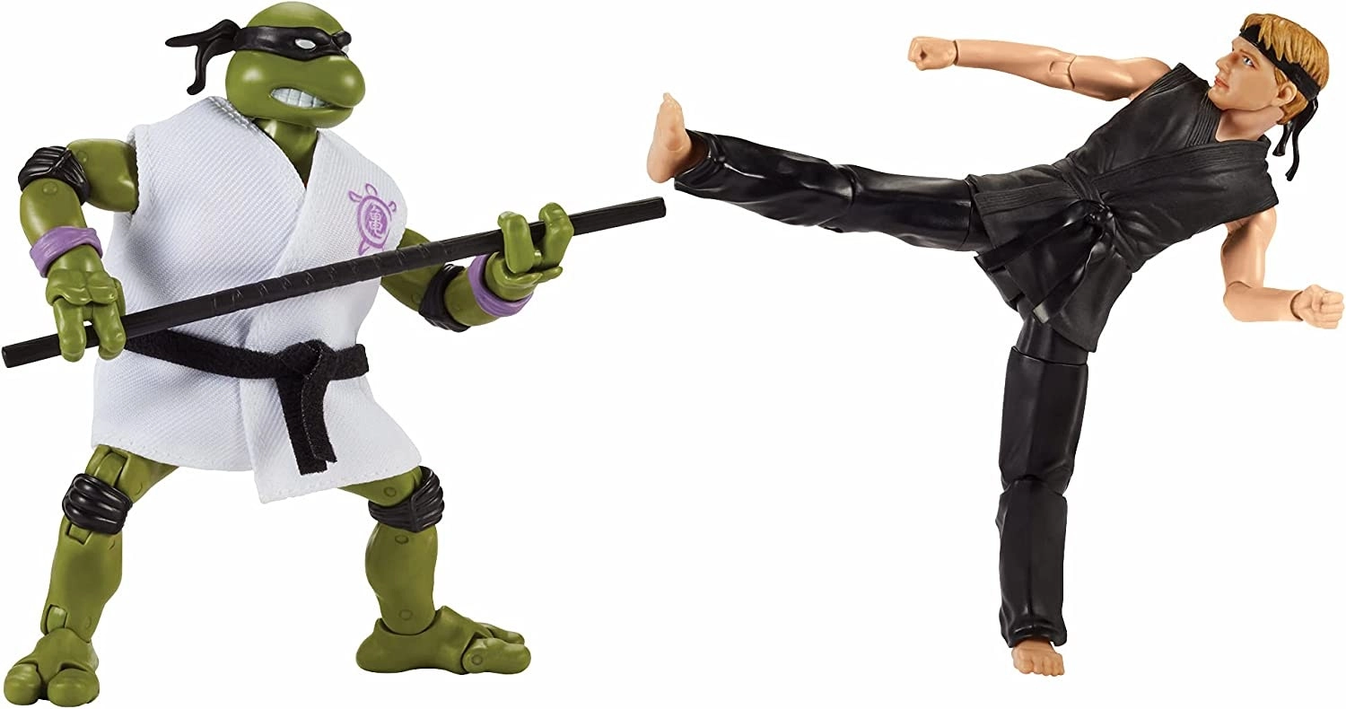 TMNT VS Cobra Kai 2-Pack 6" Figure Donnie Vs Johnny Lawrence