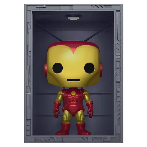 POP! Vinyl Deluxe: Marvel Hall of Armor Iron Man Model 4 Metalic