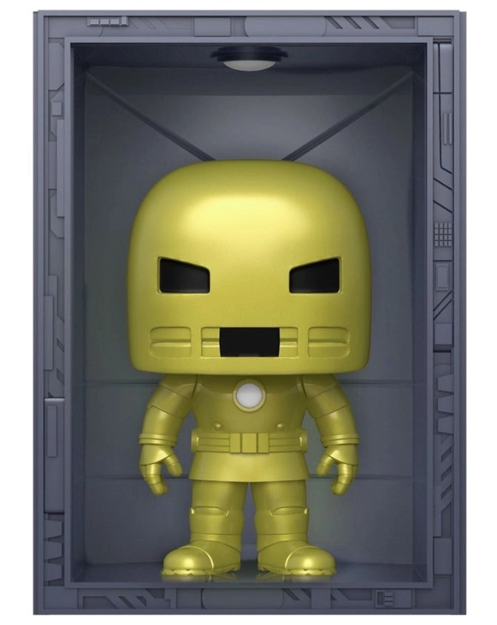 POP! Vinyl Deluxe: Marvel Hall of Armor Iron Man Model 1 Metallic