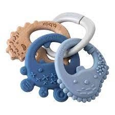 b.box Wrist Teether Lullaby Blue