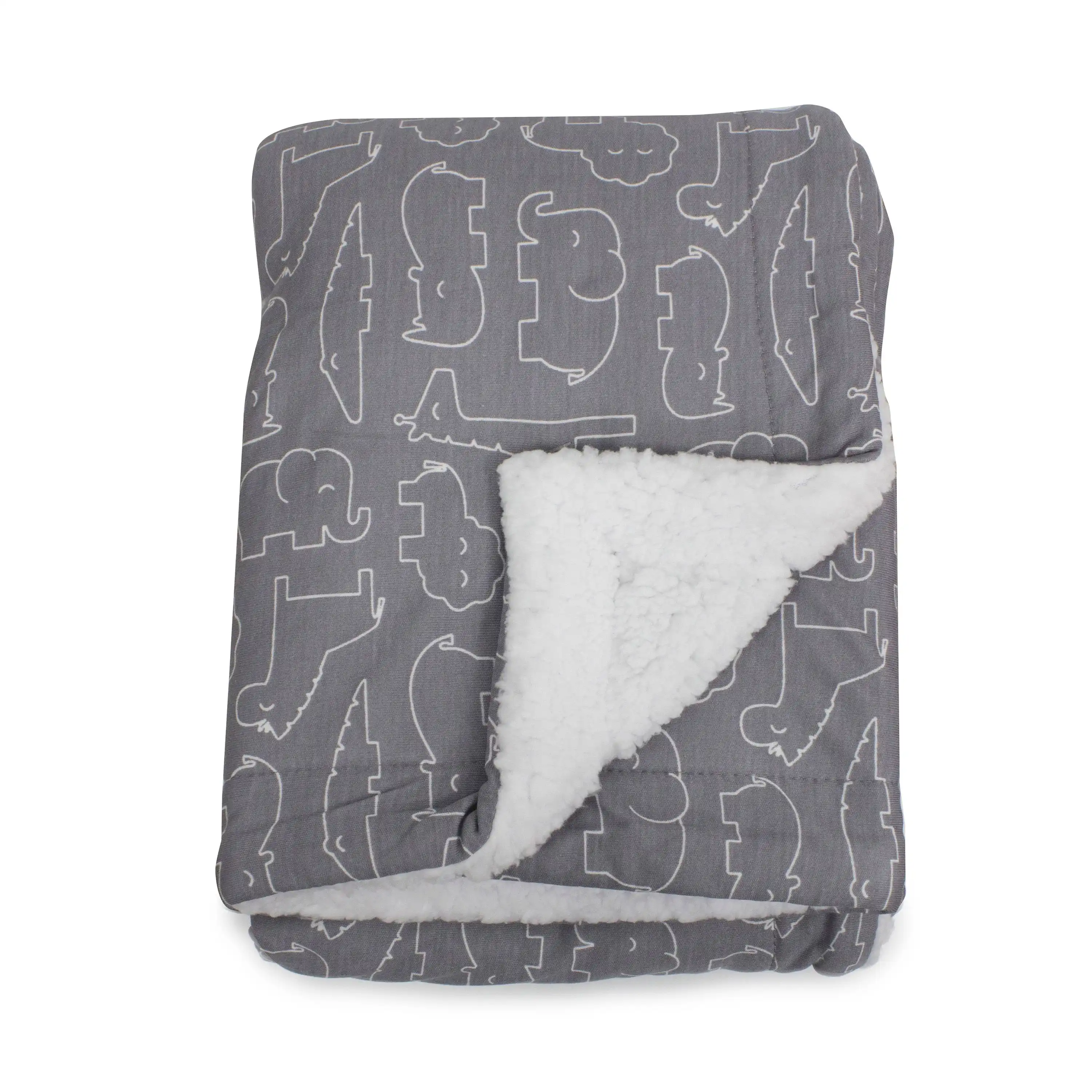 Bubba Blue Ash Grey Safa Bamboo Reversible Blanket