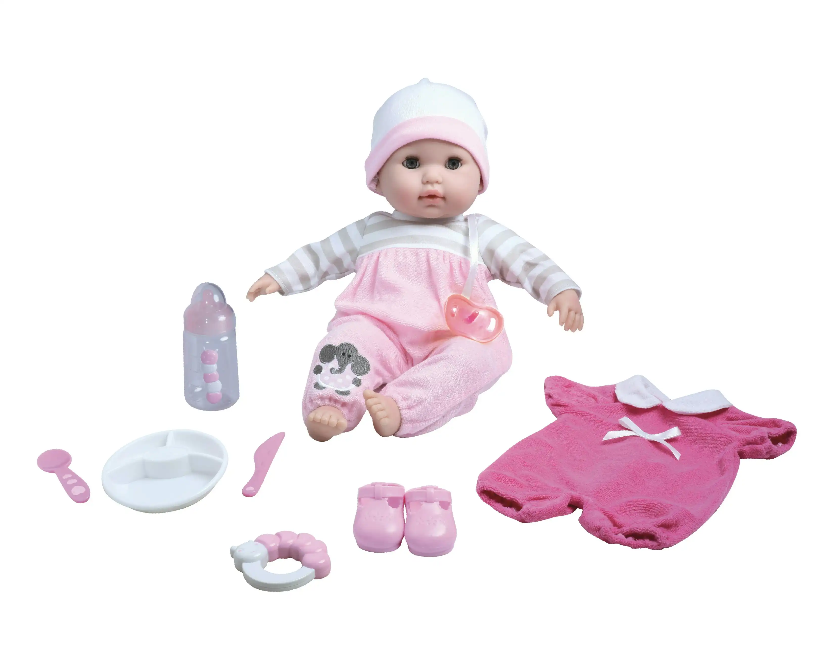 38cm Berenguer Boutique Doll With Extra Outfit - Open and Close Eyes