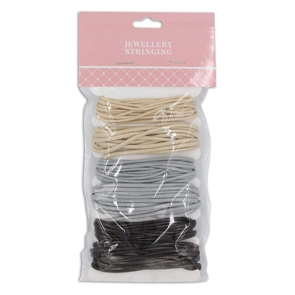 2m Silk Rope Cord, Grey- 6pc- Sullivans