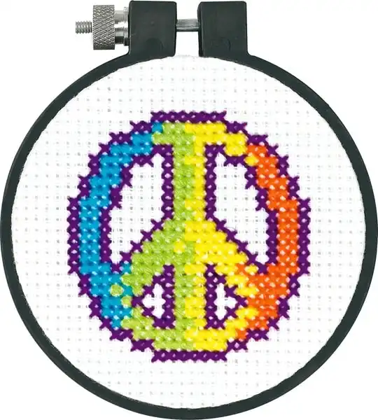 Dimensions Stitch Kit, Rainbow Peace