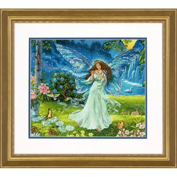 Dimensions Stitch Kit, Spring Fairy- 14x12in