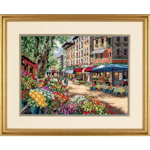 Dimensions Stitch Kit, Paris Market- 15x11in