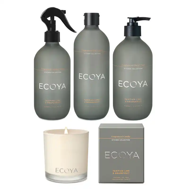 Ecoya Kitchen Essentials Set - Tahitian Lime & Grapefruit