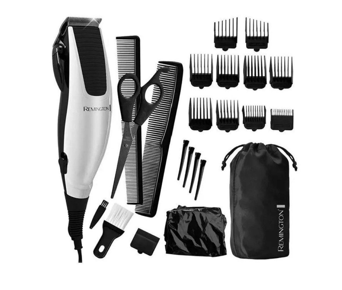 Remington 23-Piece Power Trim Haircut Kit - Silver/Black HC1090AU