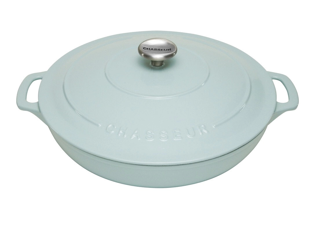 Chasseur 30cm Round Casserole - Duck Egg Blue