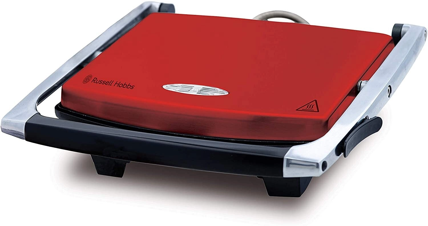 Russell Hobbs RHSP801RED Sandwich Press Red Warranty 2 Years