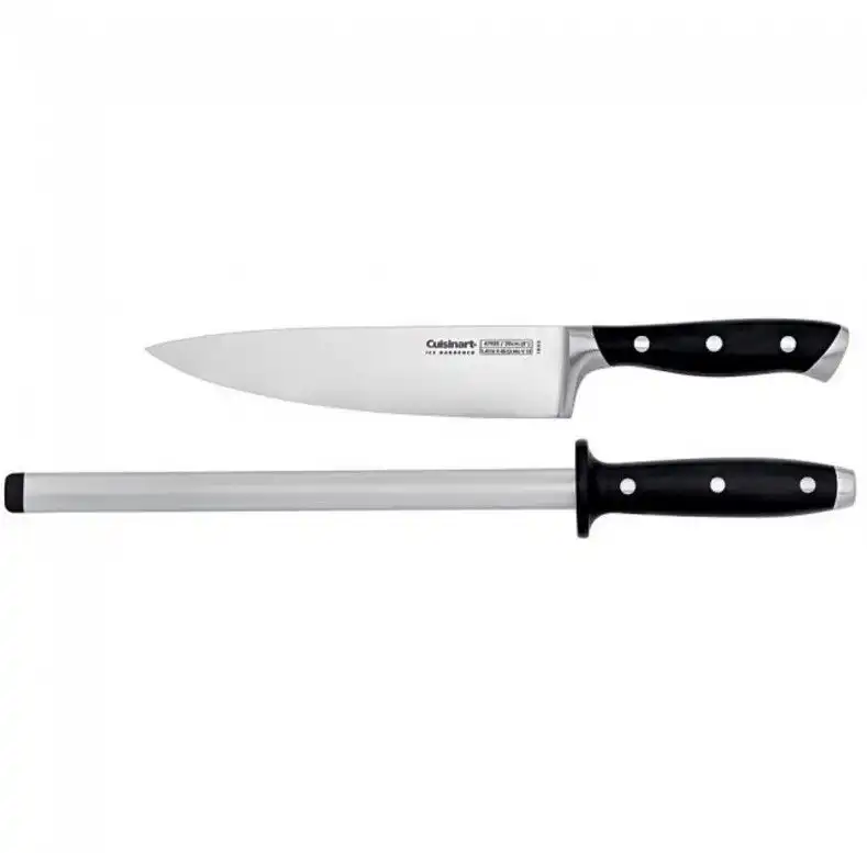 Cuisinart Professional 2 Pc 20cm Cook's Knife and Sharpening Steel Set