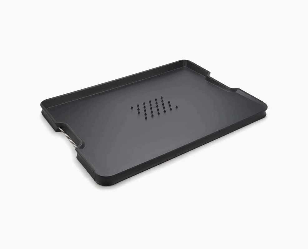 Joseph Joseph Cut&CarveÃ¢â€žÂ¢ Plus Multi-function Chopping Board (2022) Large - Black