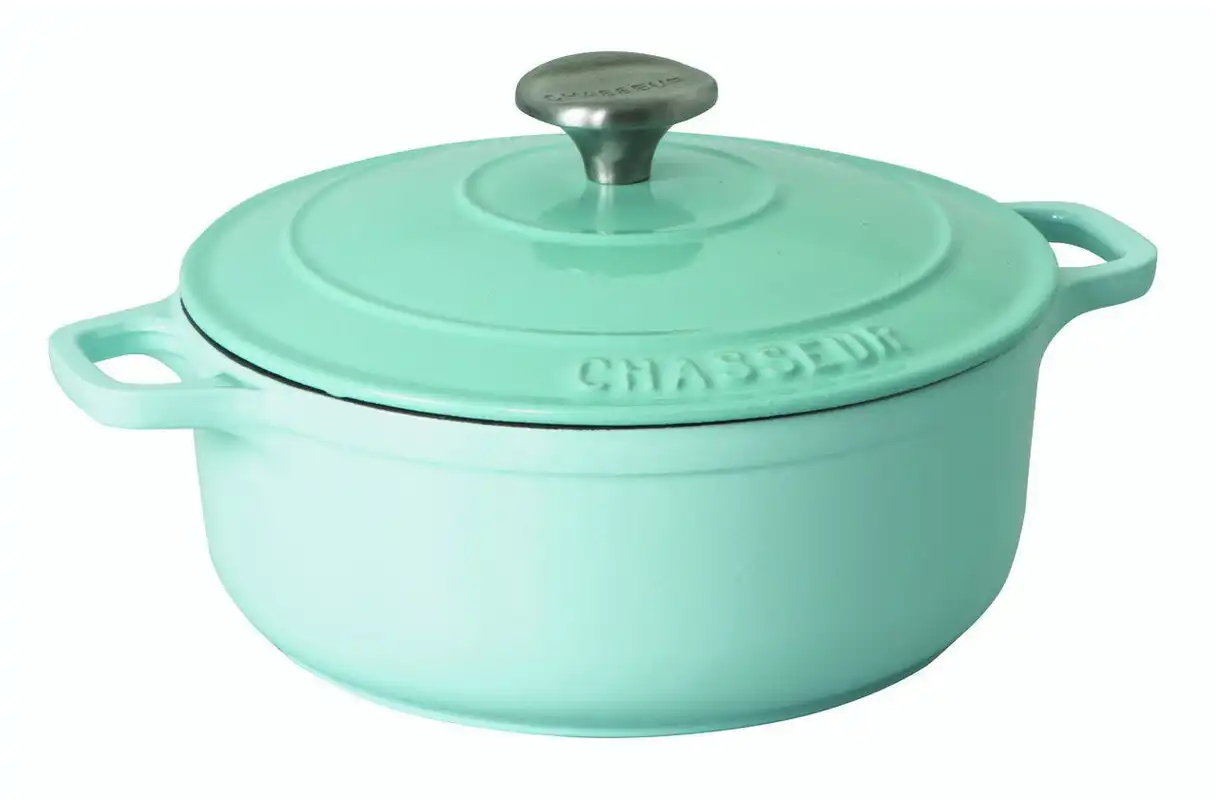 Chasseur 19542 Round French Oven 28cm - Duck Egg Blue