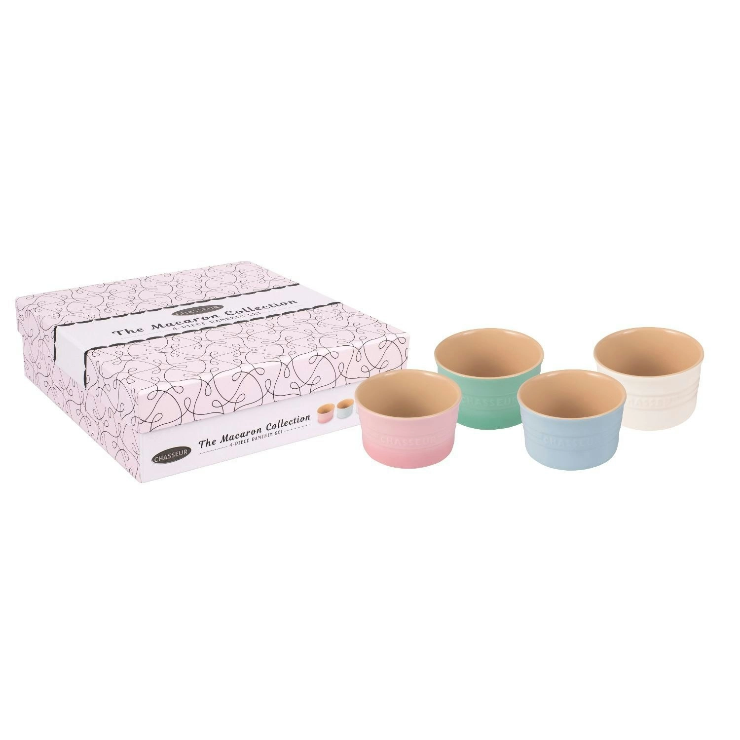 Chasseur 19605 Macaron 4-Piece Ramekin Set-20.5 cm