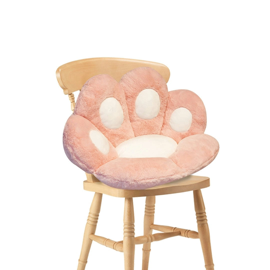 Soga 70cm Pink Paw Shape Cushion Warm Lazy Sofa Decorative Pillow Backseat Plush Mat Home Decor