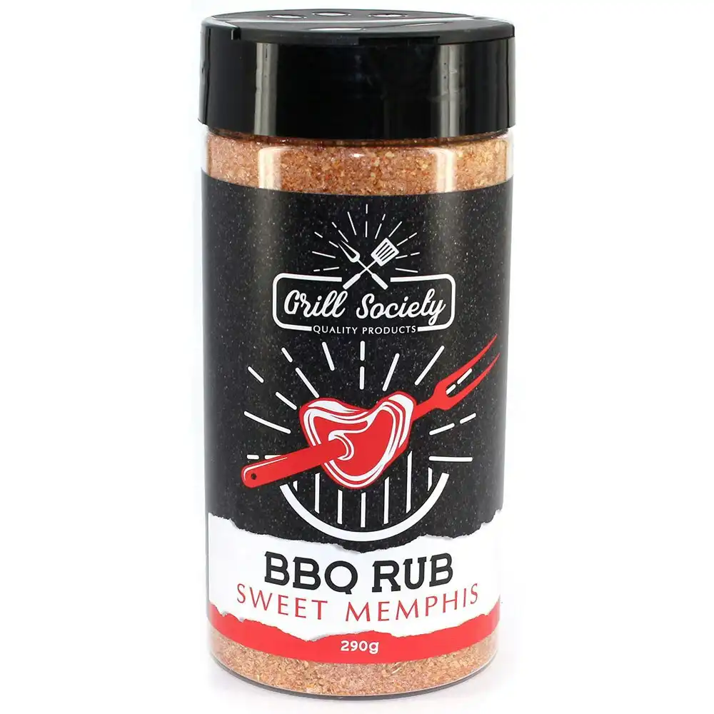 Grill Society 290g BBQ Rub Sweet Memphis Meat/Pork/Beef Seasoning Herb Spice