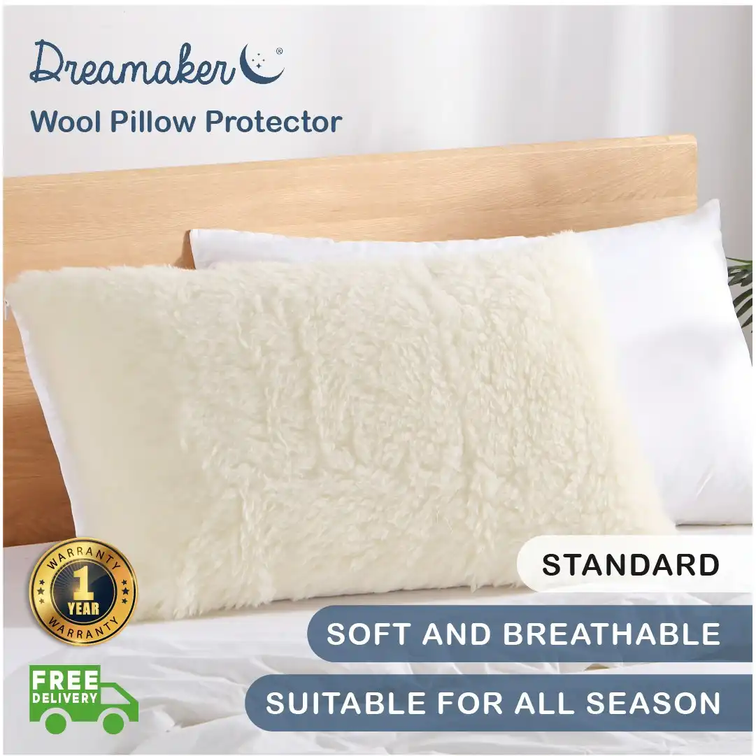 9009497 Dreamaker Wool Pillow protector Standard 48*73