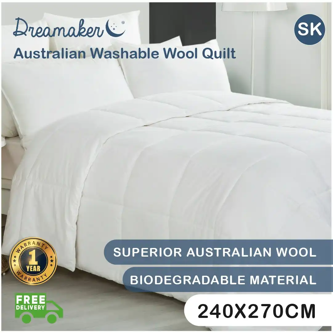 9009252 Dreamaker Australian Washable Wool Quilt SKB