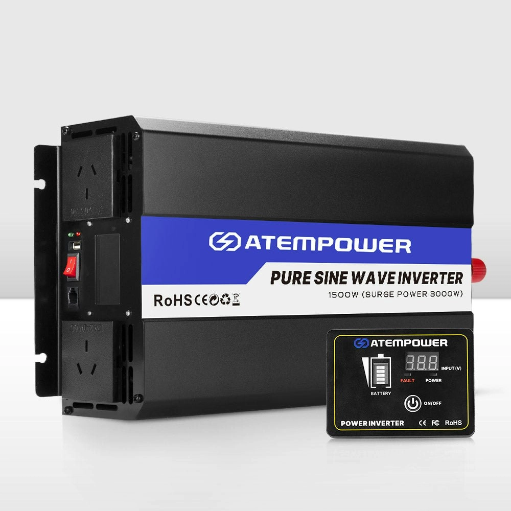 Atem Power Pure Sine Wave Inverter 1500W Max 3000W