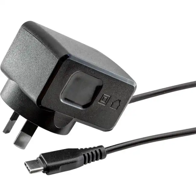 Doss 5.1V DC 3A Power Supply Type-C Wall Plug-In Charger for Raspberry PI 4