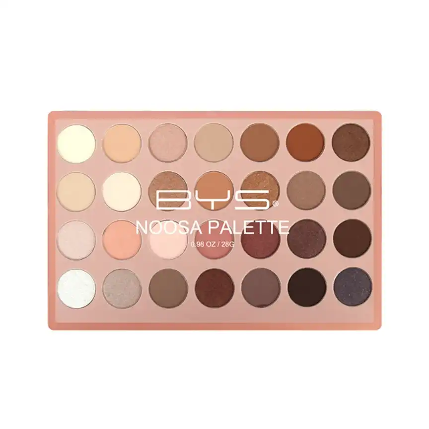 BYS 28g  Eyeshadow Colour Palette Eye Makeup Shadow Matte Pigment Shimmer Noosa
