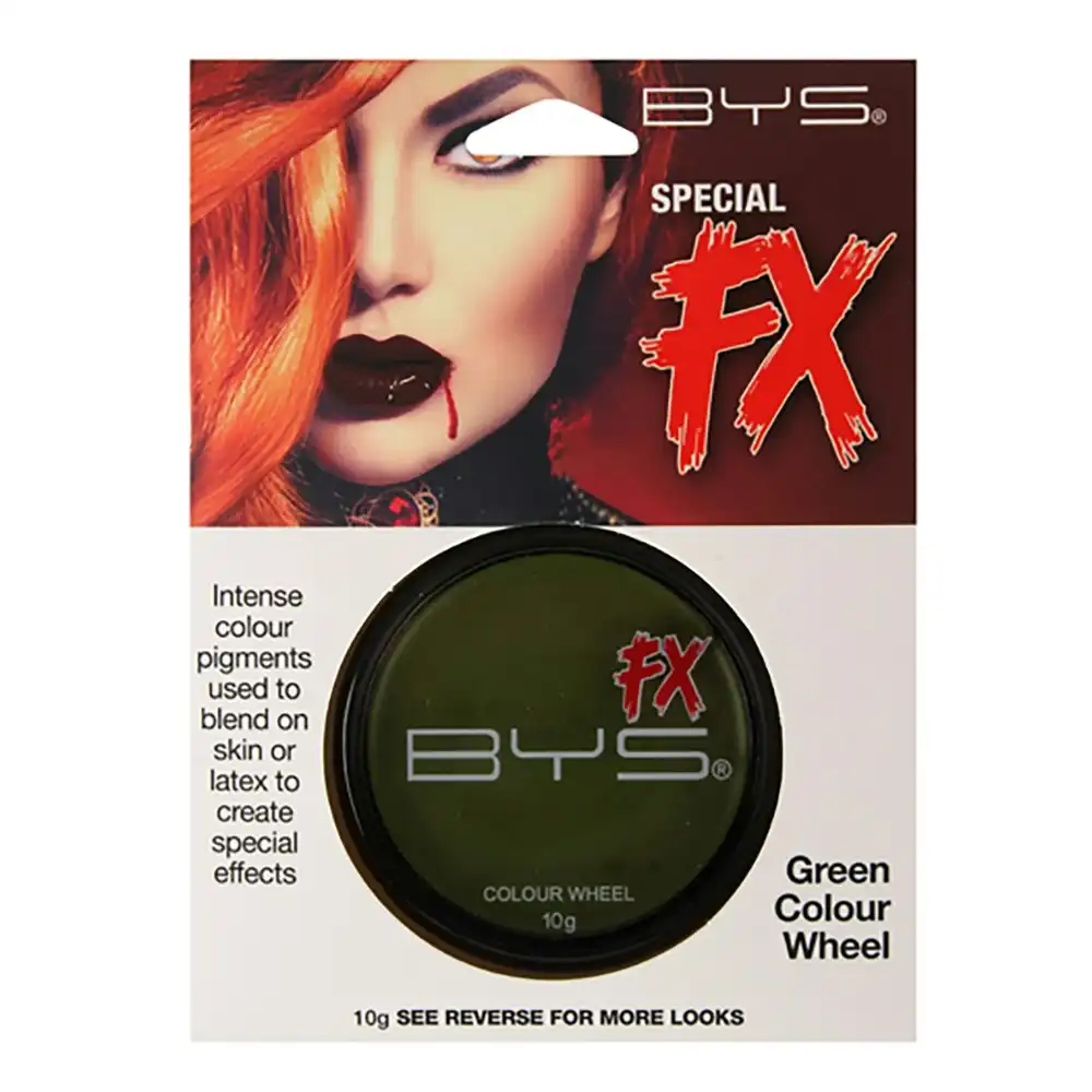 BYS Special FX Green Colour Wheel Costume Makeup/Cosmetics Creamy/High Pigment