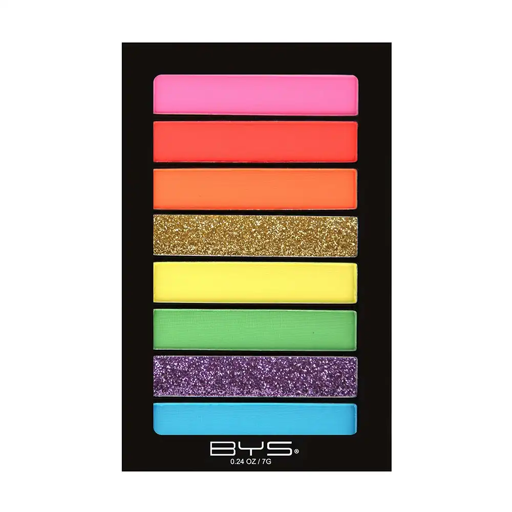 BYS 7g Eyeshadow Palette Makeup/Cosmetics/Beauty Let's Party 8 Shades Cosmetic