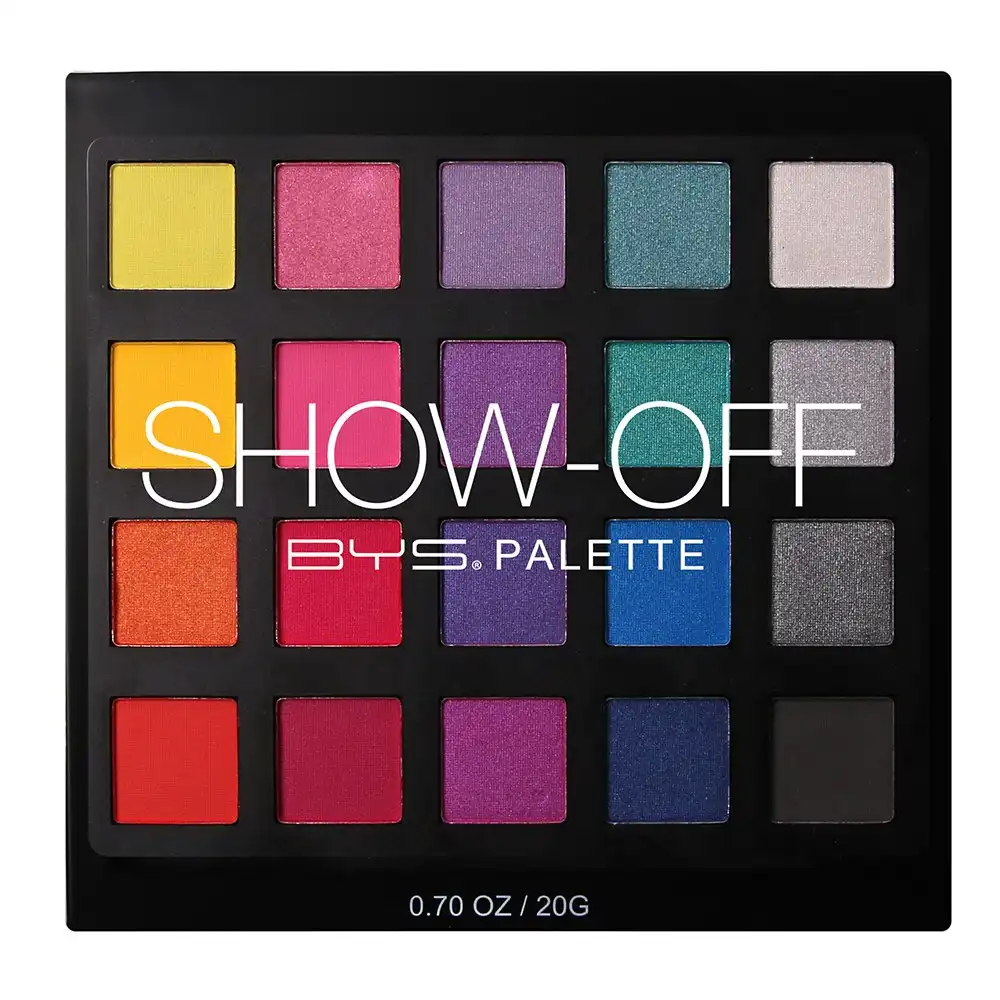 BYS 20g Show-Off Eyeshadow Palette Cosmetics Beauty Face/Eye Makeup 20 Shades